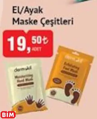 DERMOKİL EL/AYAK  MASKE ÇEŞİTLERİ